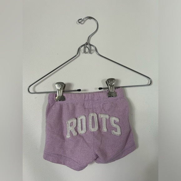 Roots Baby Sweat Pant Shorts Purple Size 3-6 months - Picture 4 of 4